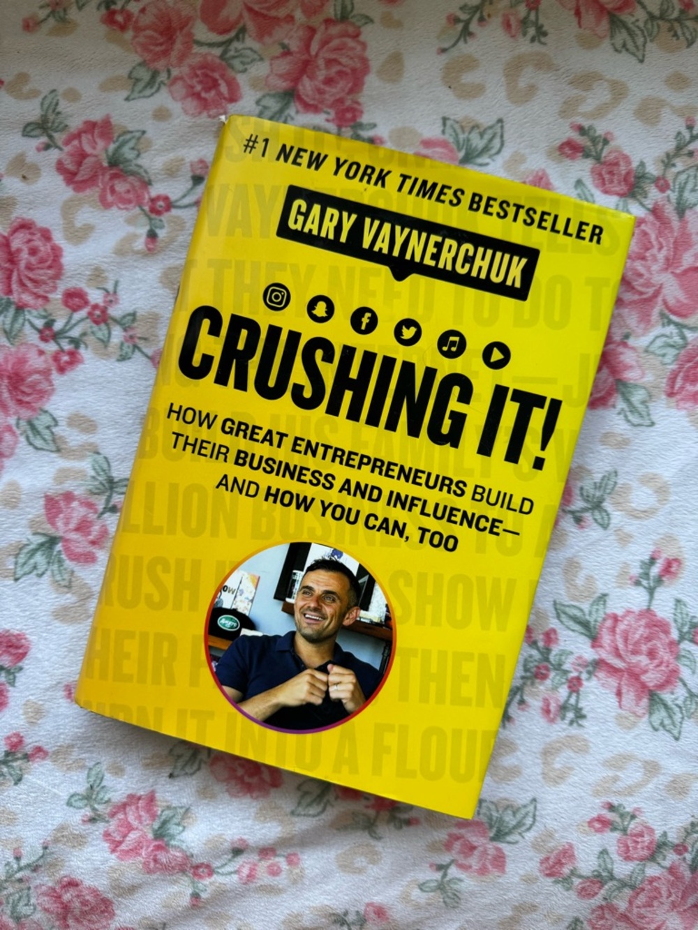 Crushing It! Hardcover Book - Yellow